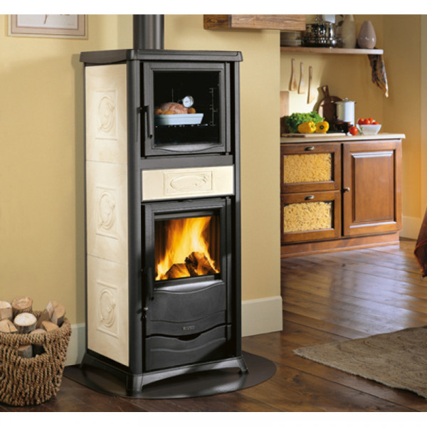 Піч-камін La Nordica ROSSELLA PLUS FORNO EVO Liberty Panna
