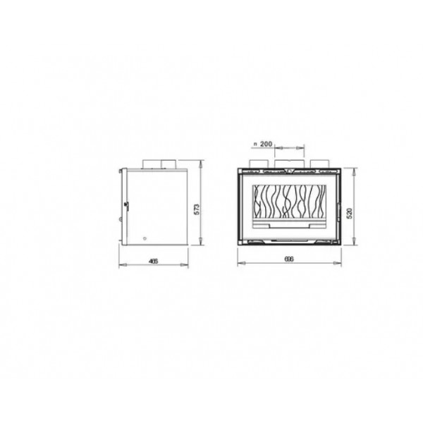Камінна топка Invicta 700 GA insert