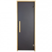Двері для лазні та сауни Tesli Lux Graphite 1900х700