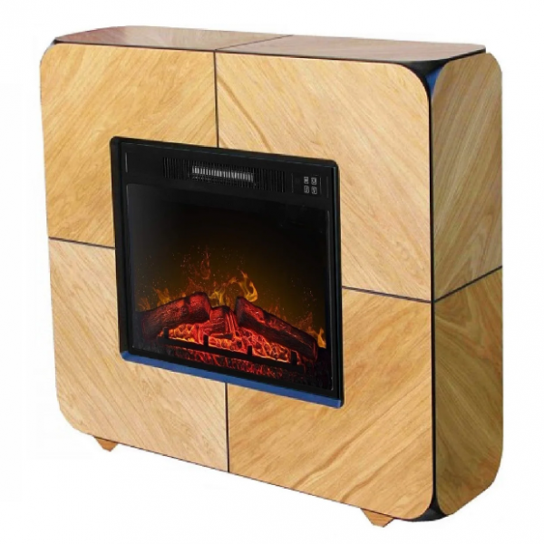 Камінокомплект ArtiFlame CUBE AF23S СВІТЛИЙ ДУБ