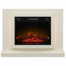 Камінокомплект ArtiFlame LUCCA AF23S Білий Б'янко (зі світлодіодним підсвічуванням)
