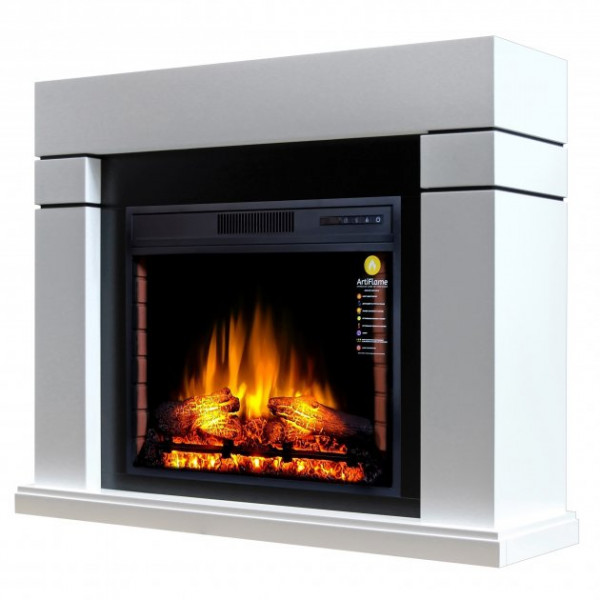 Камінокомплект ArtiFlame LINDOS AF28S Білий Б'янко