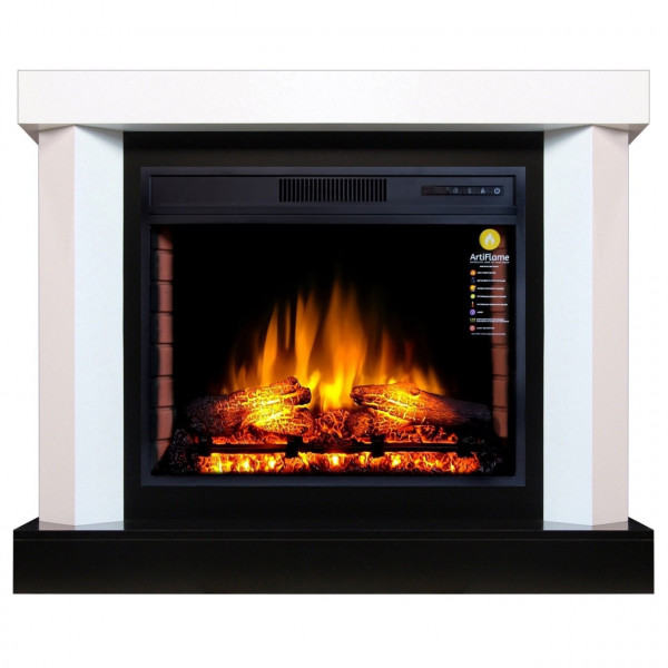 Камінокомплект ArtiFlame YUKON AF28S Білий Б'янко