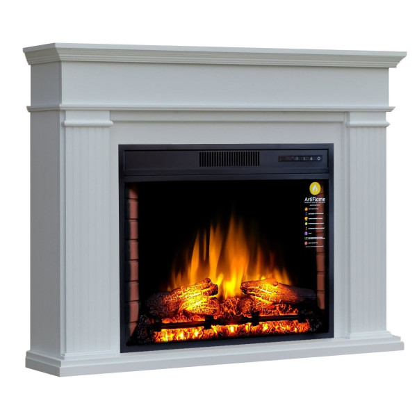 Камінокомплект ArtiFlame ANDANTE CORNER AF28S Білий Ваніль Кутовий
