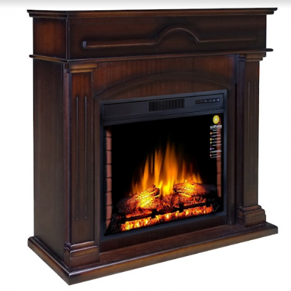 Камінокомплект ArtiFlame DECEMBER AF28S МАХАГОН КОРИЧНЕВИЙ АНТИК