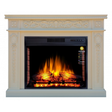 Камінокомплект ArtiFlame DELMONA AF28S Слонова кістка