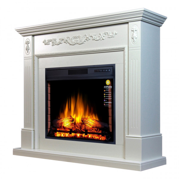 Камінокомплект ArtiFlame SOHO AF28S Білий ДУБ