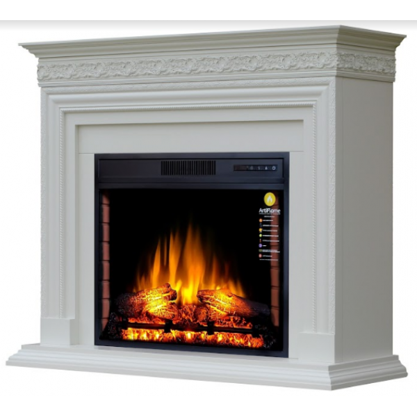 Камінокомплект ArtiFlame PRATELLA AF28S Білий Б'янко
