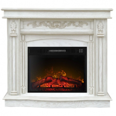 Камінокомплект ArtiFlame CARDINAL AF23S Білий ДУБ Кутовий