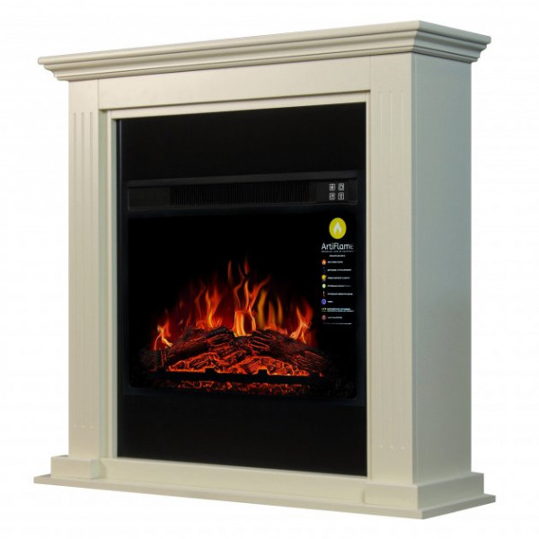 Камінокомплект ArtiFlame MARTA AF23S Білий Ваніль