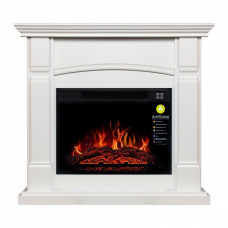 Камінокомплект ArtiFlame MANCHESTER AF23 Білий ДУБ