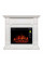 Камінокомплект ArtiFlame MANCHESTER AF23 Білий ДУБ