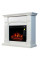 Камінокомплект ArtiFlame MANCHESTER AF23 Білий ДУБ