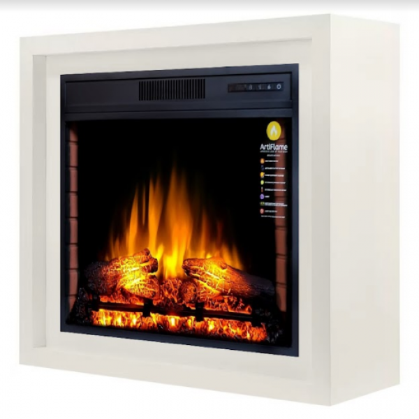 Камінокомплект ArtiFlame BRONX AF28S Білий дуб