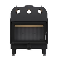 Камінна топка BOKAR 8050 (16,8 kW ) black ceramatex