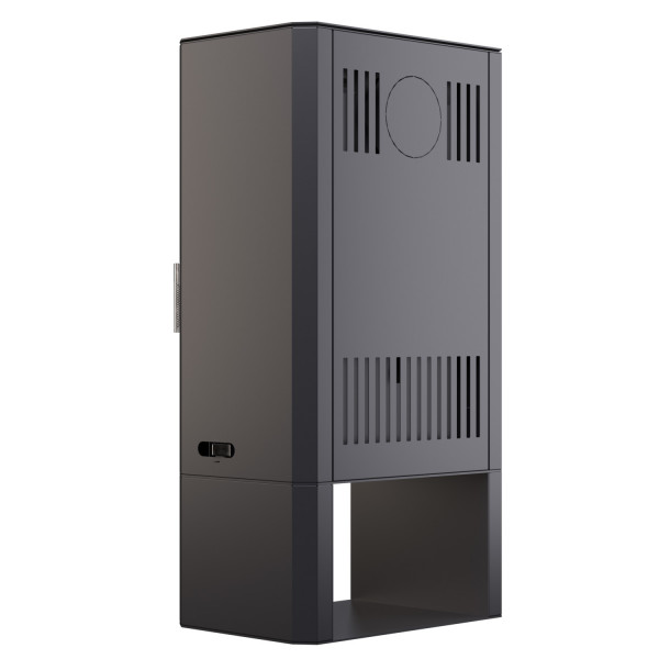 Піч-камін BOKAR Aston WD 4380 ( 9,0 kW ) white ceramatex