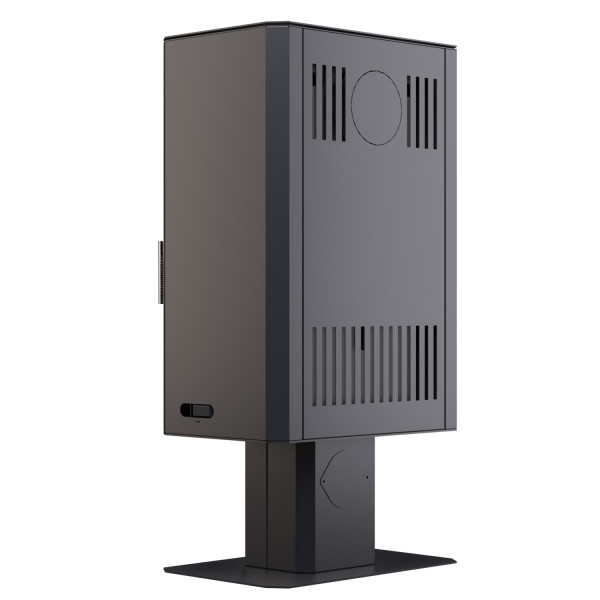 Піч-камін BOKAR Aston FD 4380 ( 9,0 kW ) black ceramatex
