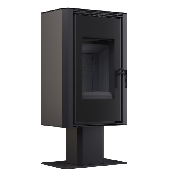 Піч-камін BOKAR Aston FD 4380 ( 9,0 kW ) black ceramatex