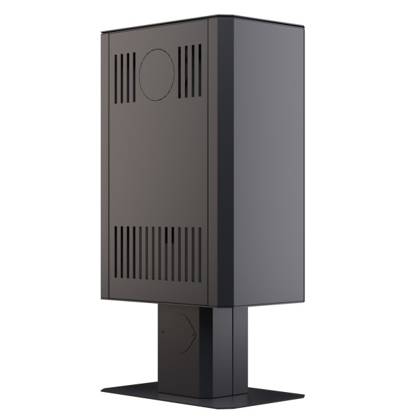 Піч-камін BOKAR Aston FD 4380 ( 9,0 kW ) black ceramatex