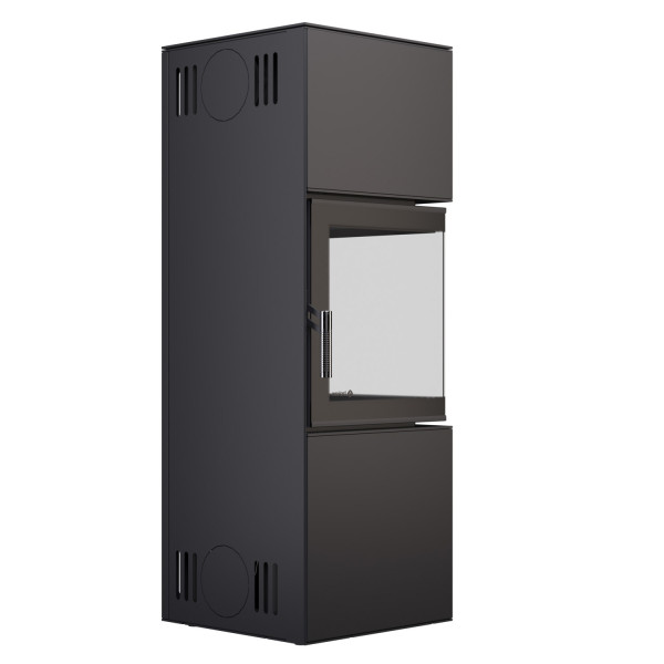 Піч-камін BOKAR Forum R (9,2 kW) white ceramtex