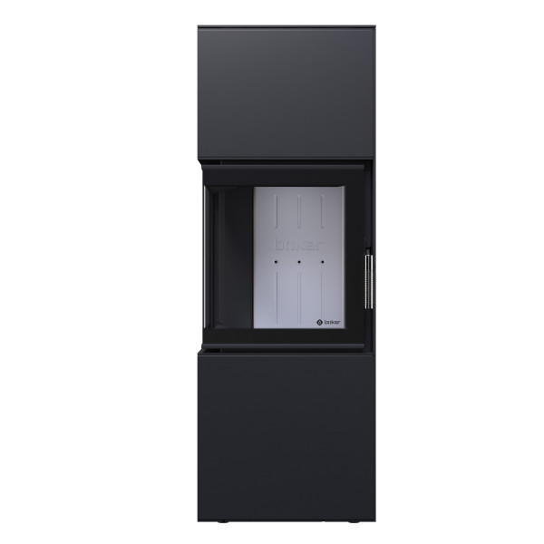 Піч-камін BOKAR Forum L (9,2 kW) white ceramtex