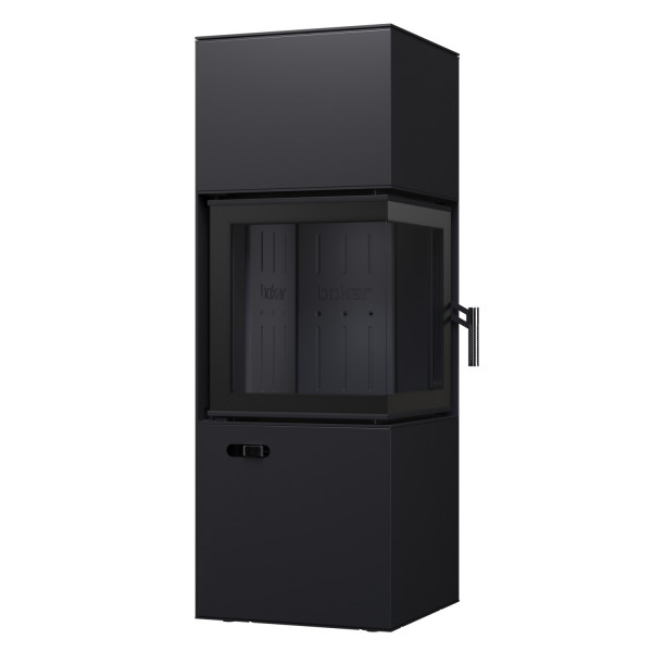 Піч-камін BOKAR Forum L (9,2 kW) black ceramtex